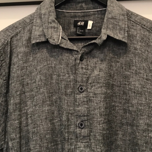 HNM summer long sleeve cotton shirt - Picture 3 of 3